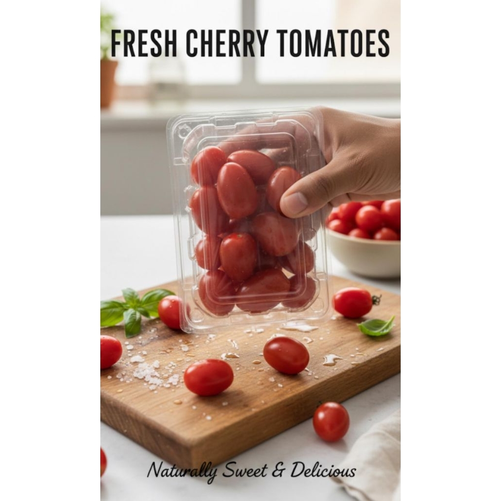 Tomat Cherry Segar - Kualitas Super, Segar, dan Praktis