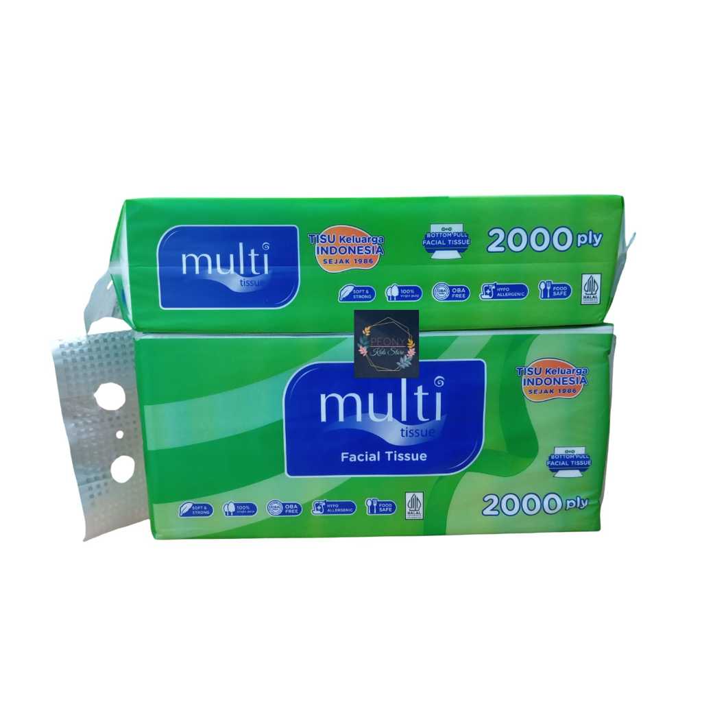 TISSUE multi bottom pull facial tisu 2000ply/MULTI tisu gantung wajah 2000 PLY