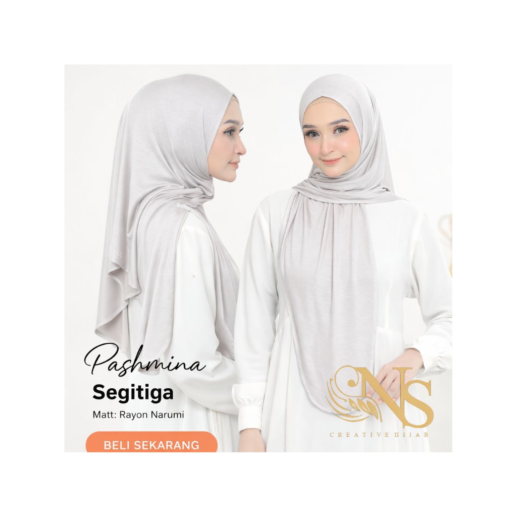 NS Hijab - PASHMINA INSTAN Rayon Narumi Jilbab Daily Simple Praktius Rayon Pashmina Premium by NS Hi