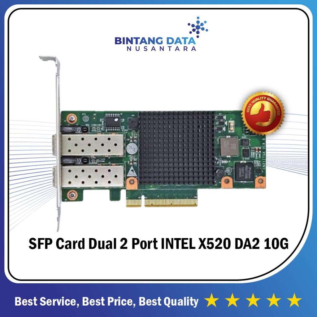 SFP Card Dual 2 Port INTEL X520 DA2 10G