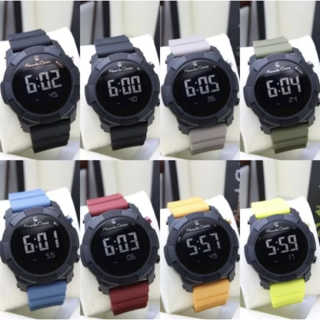 Jam tangan Alexandre Christie Digi ac 9367MH 9367