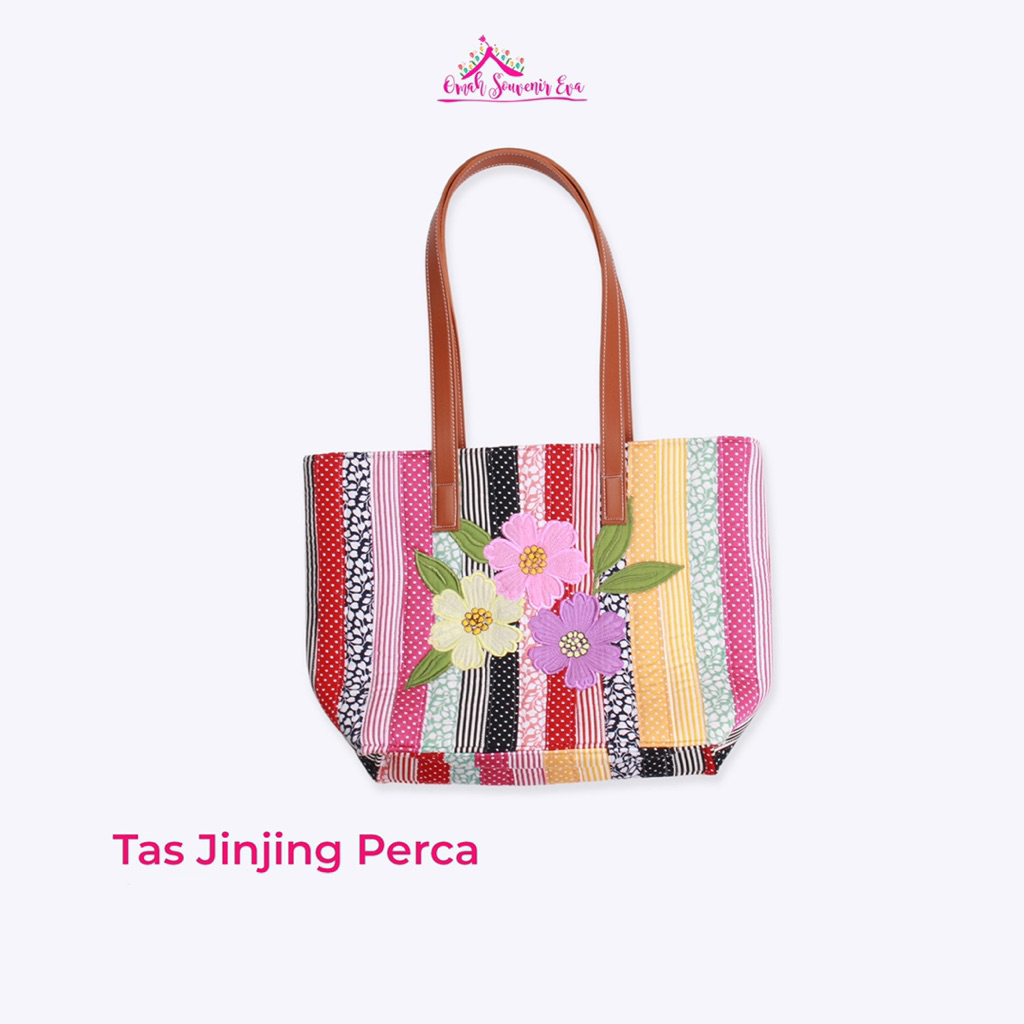 Tas Jinjing Perca Bordir Omahdastereva Khas Malang