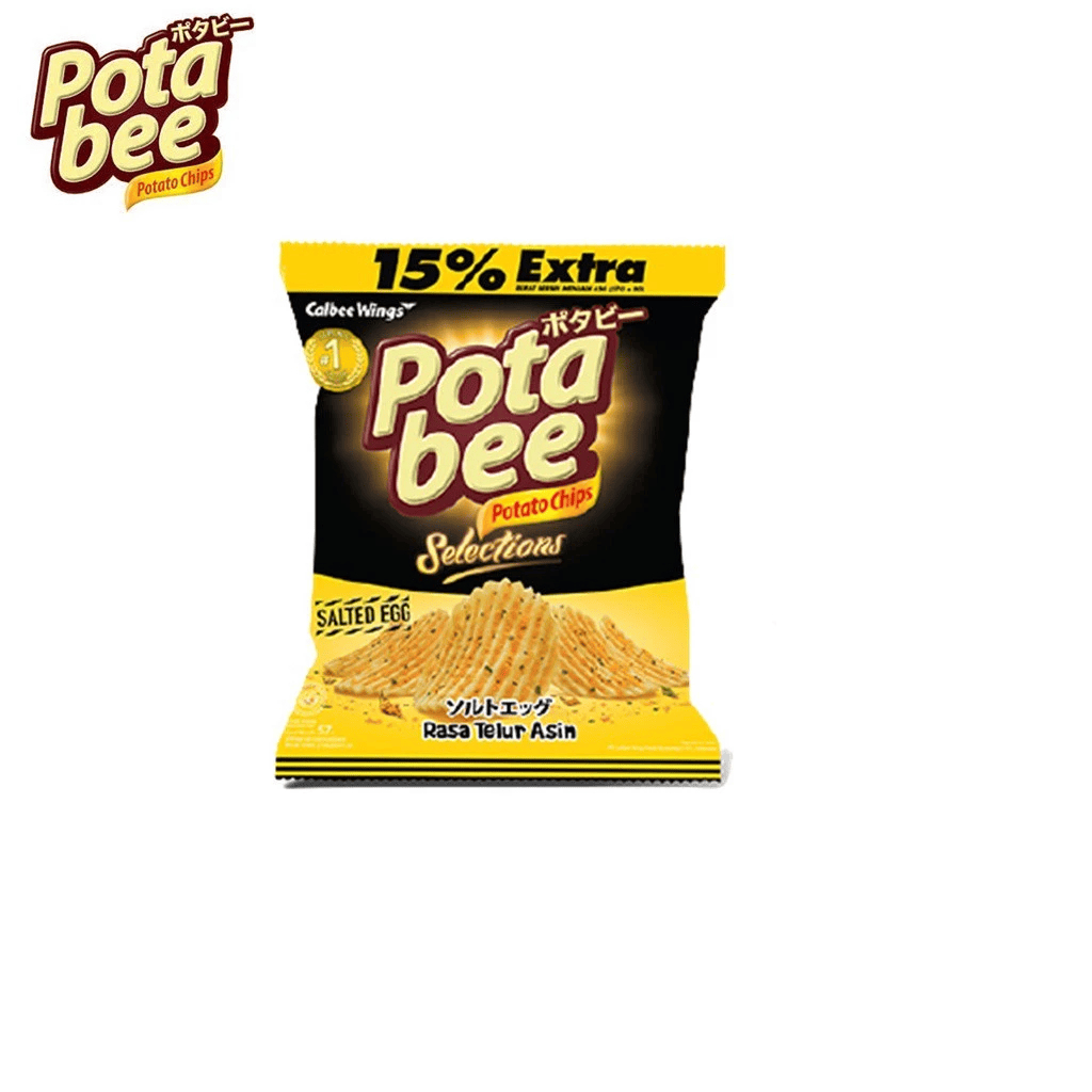 Potabee Keripik Kentang Selections Salted Egg 65 gr - Gambar 3