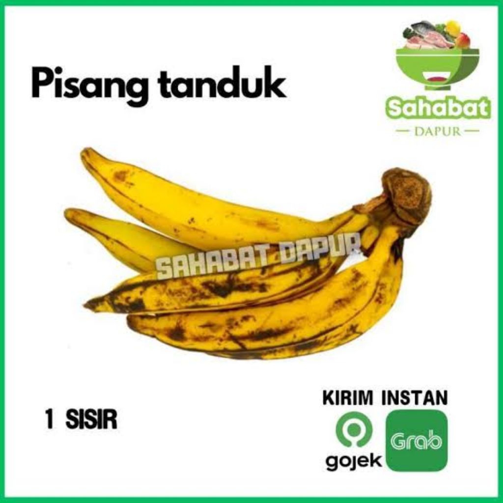 PISANG TANDUK 1kg Matang Mengkal