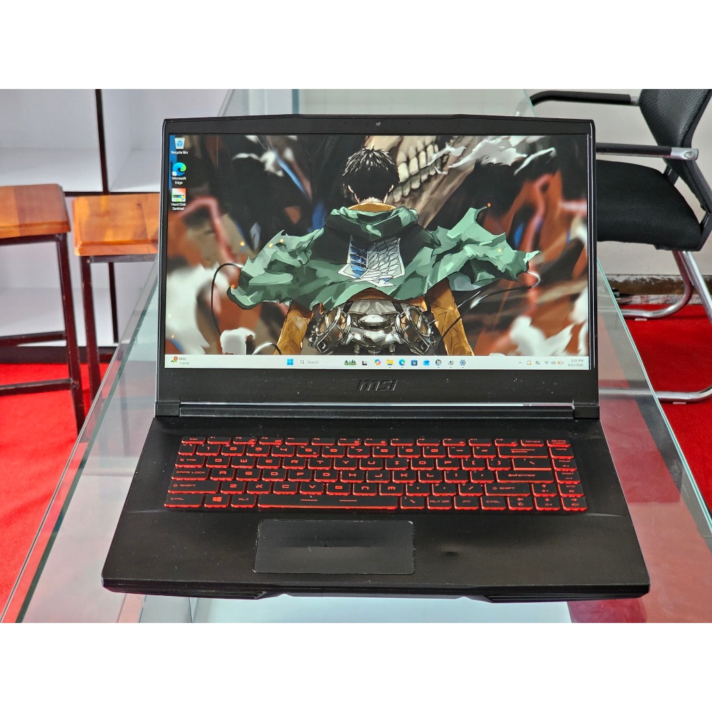 MSI GF63 Thin 10SC intel Core i7 Gen 10 Ram 8 GB SSD 512 GB Nvidia GTX 1650 144 Hz Gaming Editing da