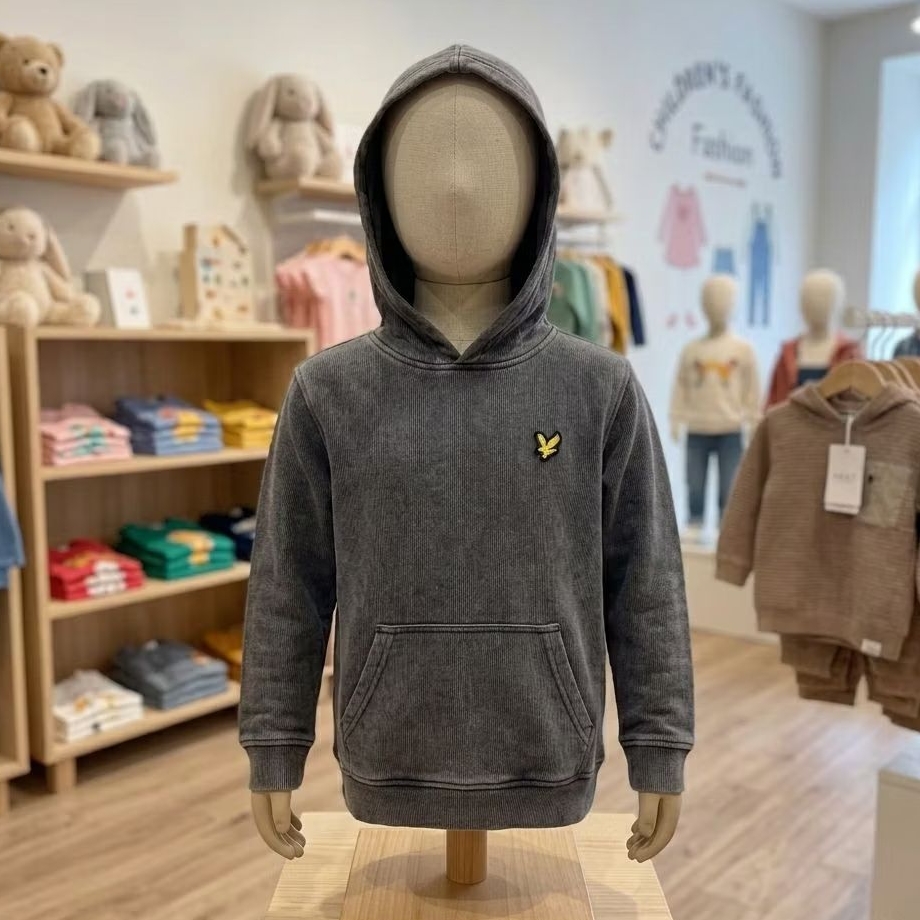 hoodie LYLE & SCOTT JUNIOR hoodie dark grey