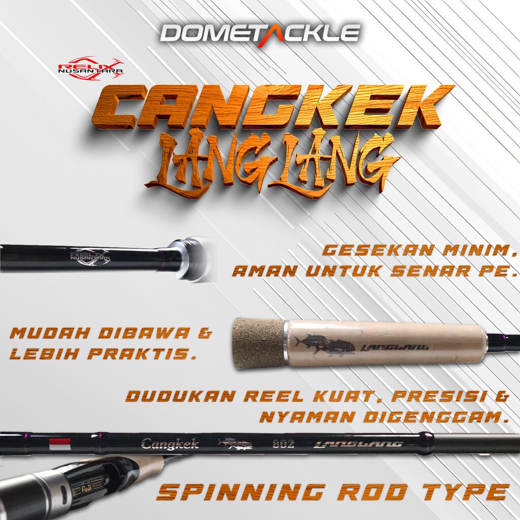 RELIX NUSANTARA CANGKEK Joran Pancing / ROD 762 UL GEN S 682 UL BC 632 XUL & JAGERO 802 UL & MONSTER