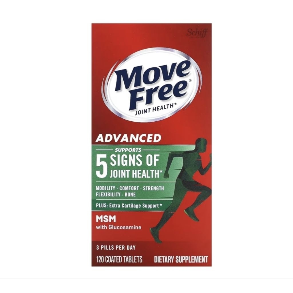 Move Free Joint Health Glucosamine Chondroitin MSM 120 Tablets