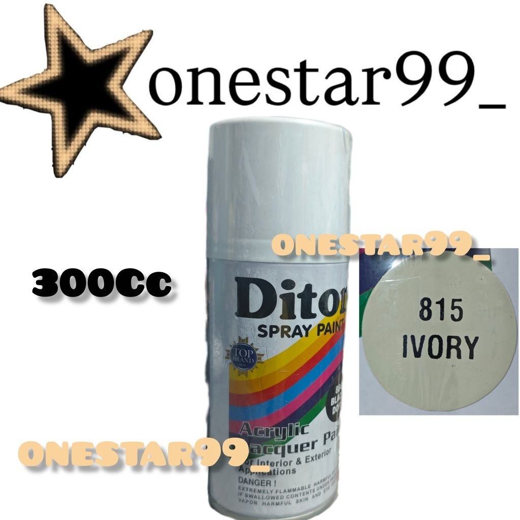 Pilok Pilox Pylox Cat Diton Ivory 815 Putih Tulang Glossy Mengkilap Spray Paint 300cc