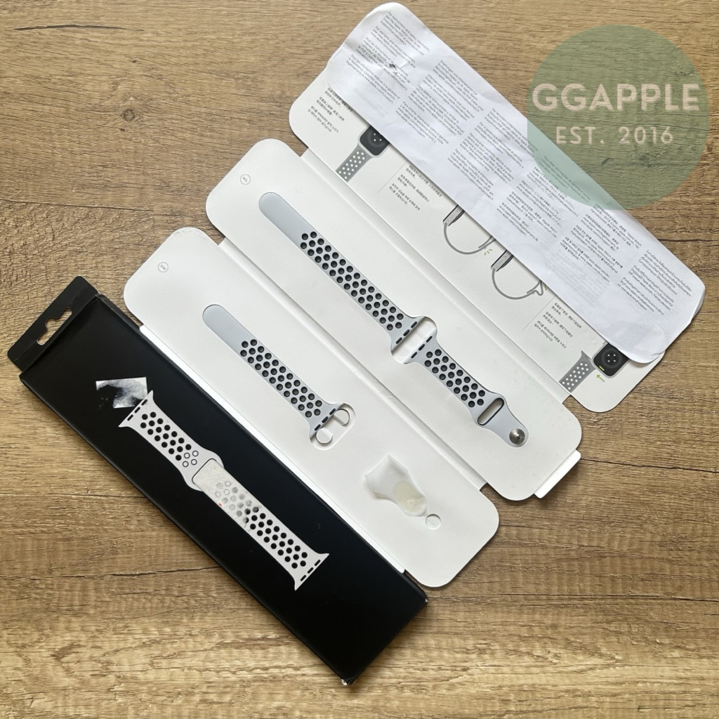 Strap Pure Platinum Black Nike Sport Band 41mm Apple Watch Original iwatch 40mm