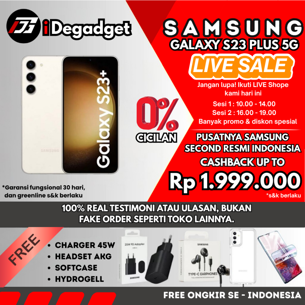 Samsung Galaxy S23 Plus 8/512GB 8/256GB 8/128 | S22 + Plus SEIN Second Fullset Original
