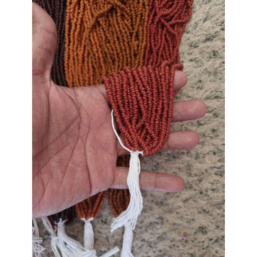 bahan kalung dan gelang untuk aksesoris toraja manik masak belum dirangkai
