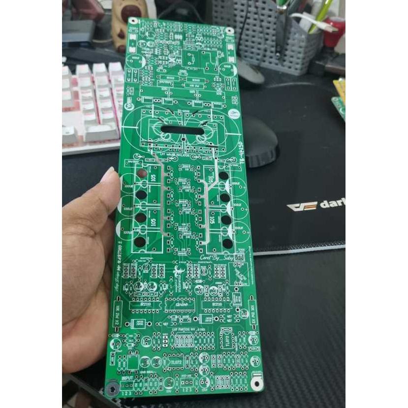 PCB AMPLIFIER CLASS D FULLBRIGDE FB4K25D 8 MOSFET 90-150VDC CT