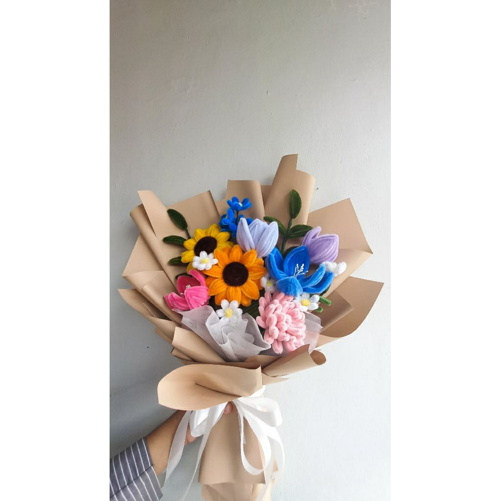 buket bunga besar cocok untuk hadiah dan wisuda | thumbelina buket Korean buket