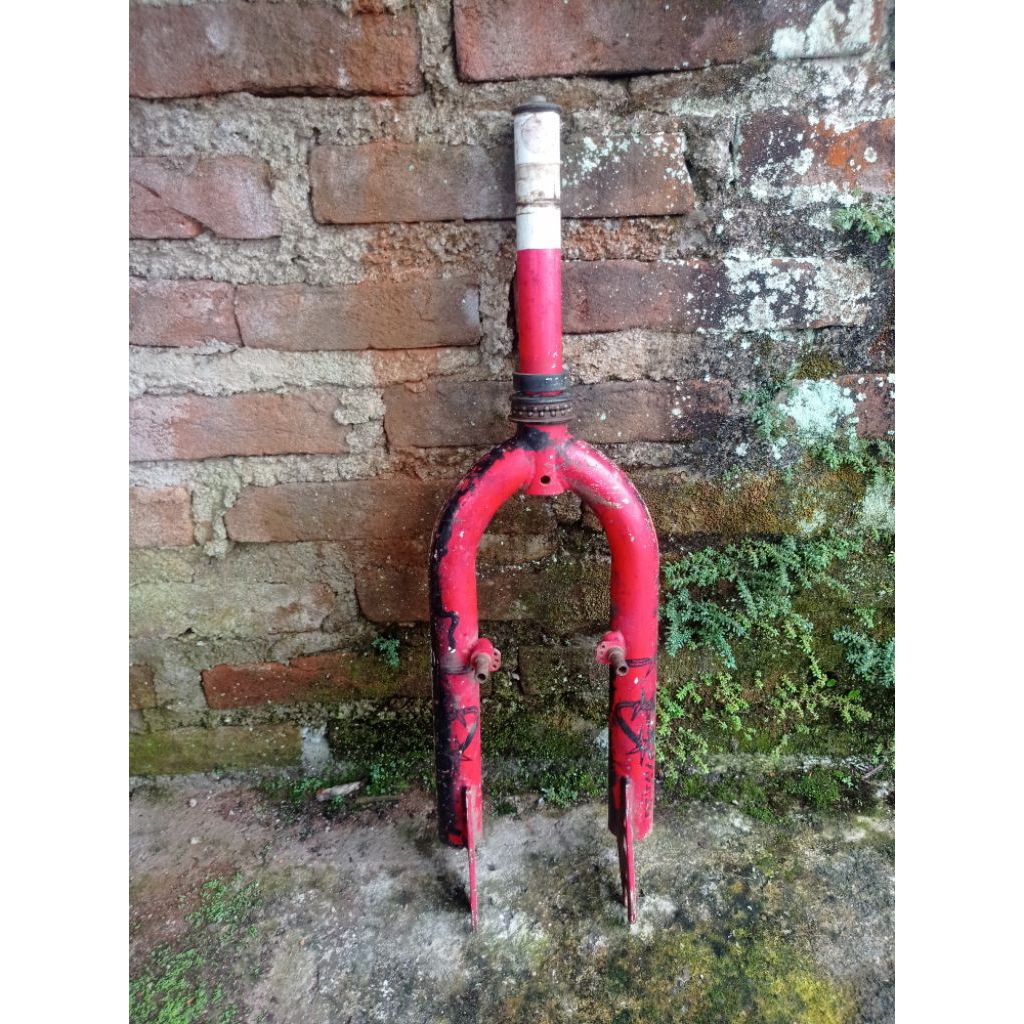 Fork sepeda bmx 20 merk united Stertube 17 cm second