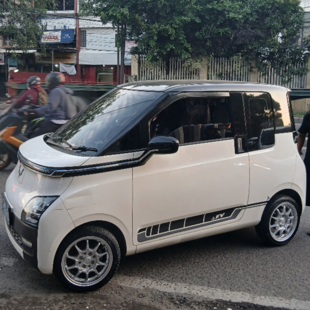 Paket Velg Mobil Wuling Air Ev Ring 14 HSR BOROKO SRD Ring 14 Lebar 5.5 Inch Plush 155/55 R14