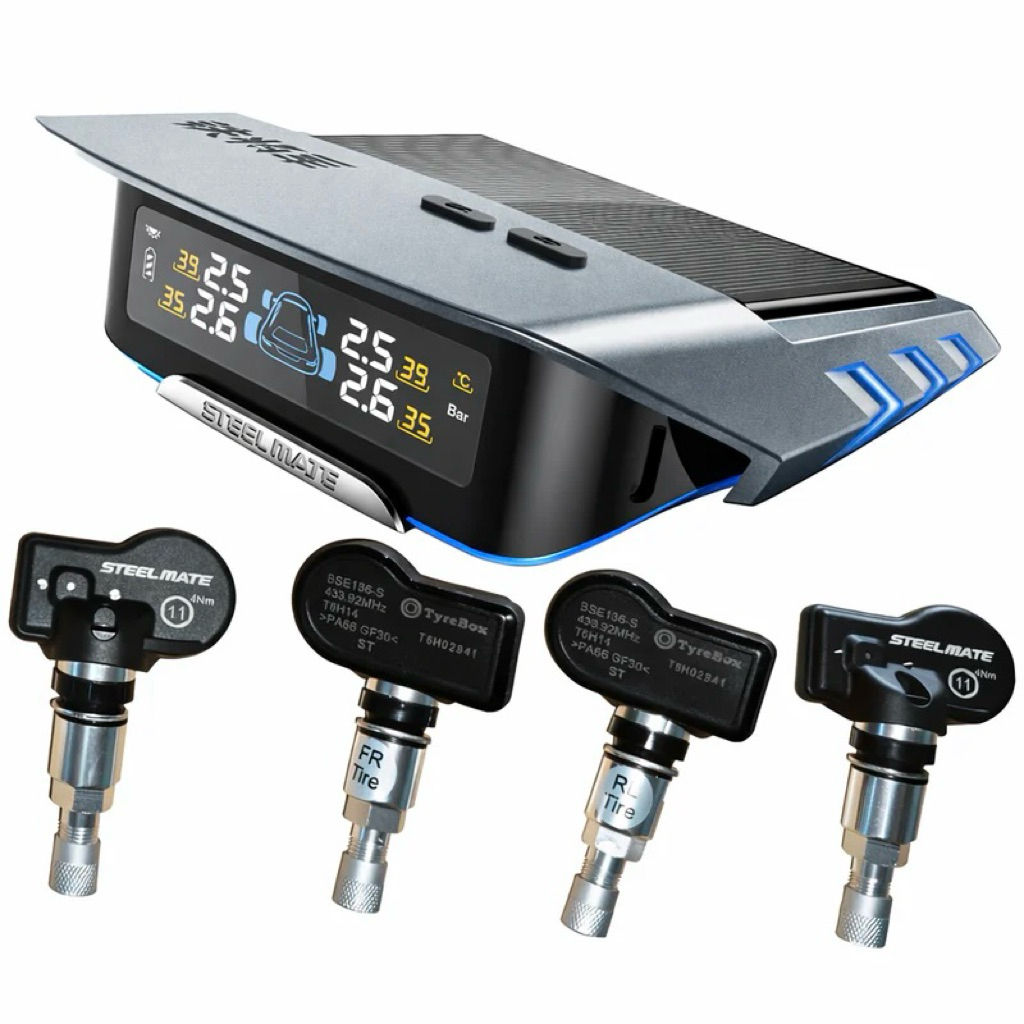 Smart Tpms Lcd Display (Internal Sensor) Steelmate Type S15I / S23I (Original) Garansi 1 Tahun -