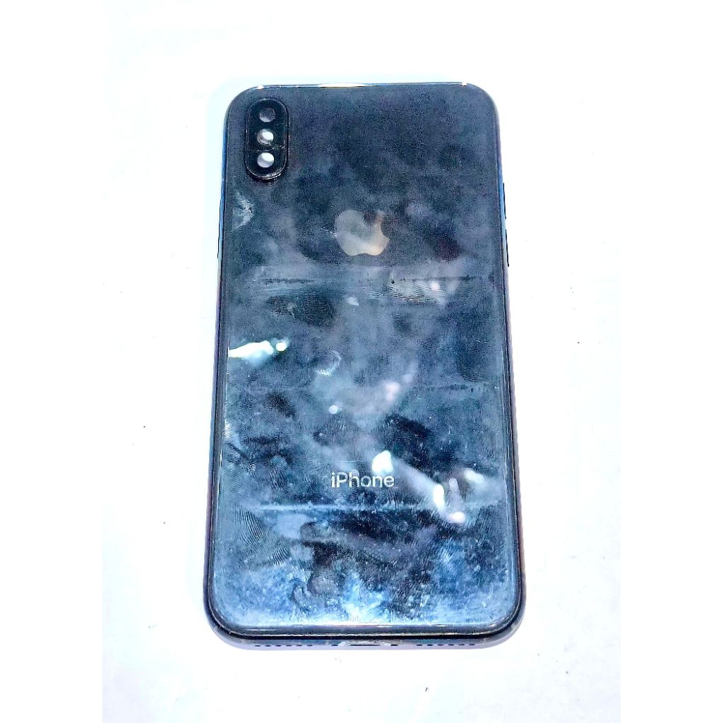BACKDOOR TUTUP COVER CASING BELAKANG IPHONE X ORIGINAL COPOTAN MINUS
