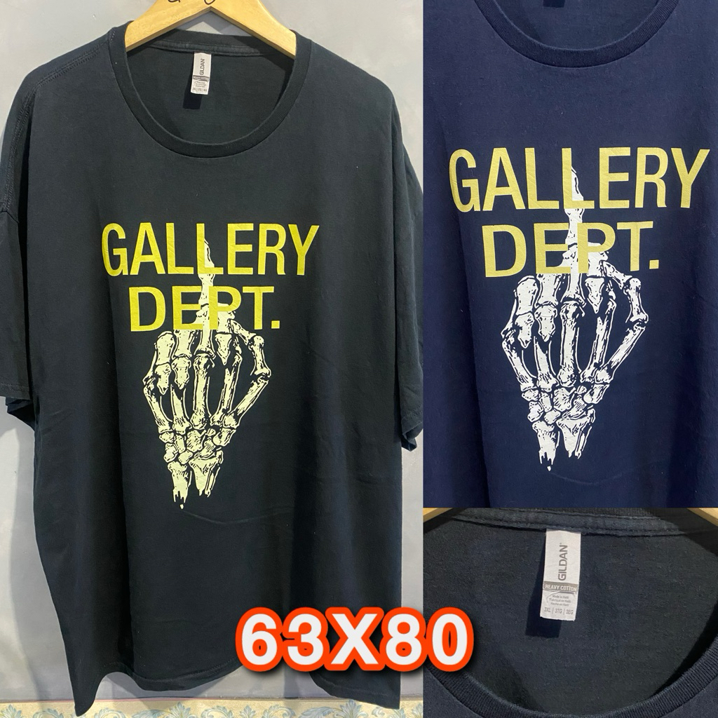 Kaos Gallery Dept Skeleton Hand Vintage Look - Preloved second