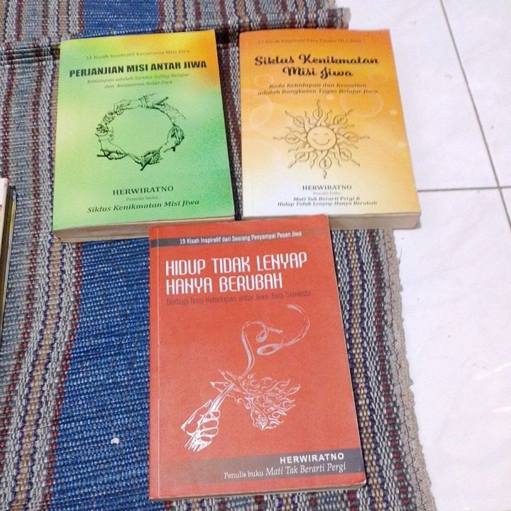 buku self improvement Perjanjian Misi Antar Jiwa by Herwiratno bekas/ori