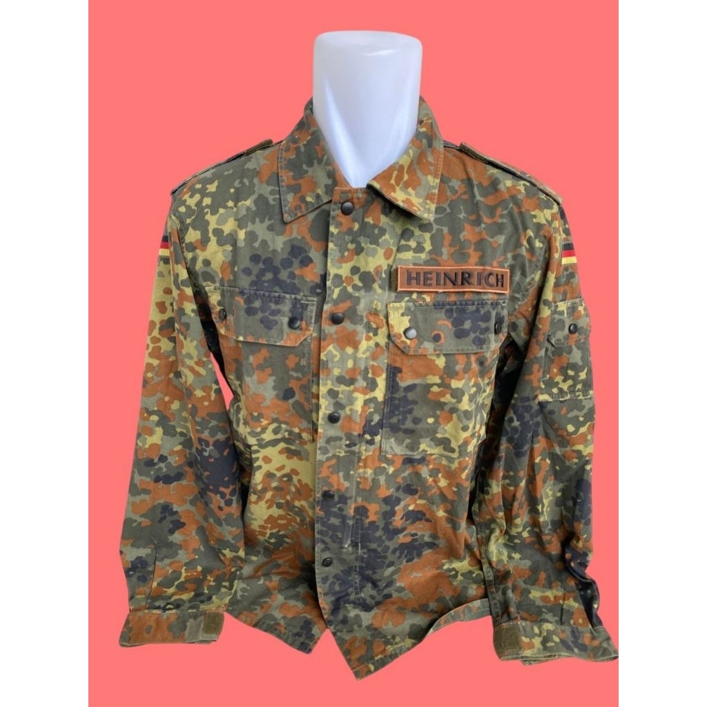 Kemeja BDU Camo Loreng Flecktarn Tentara Jerman Army Original (35)