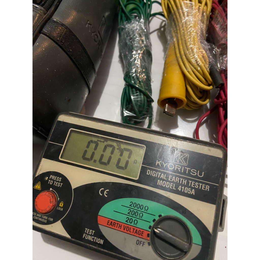 Grounding tester Kyoritsu 4105A Digital Earth Tester second