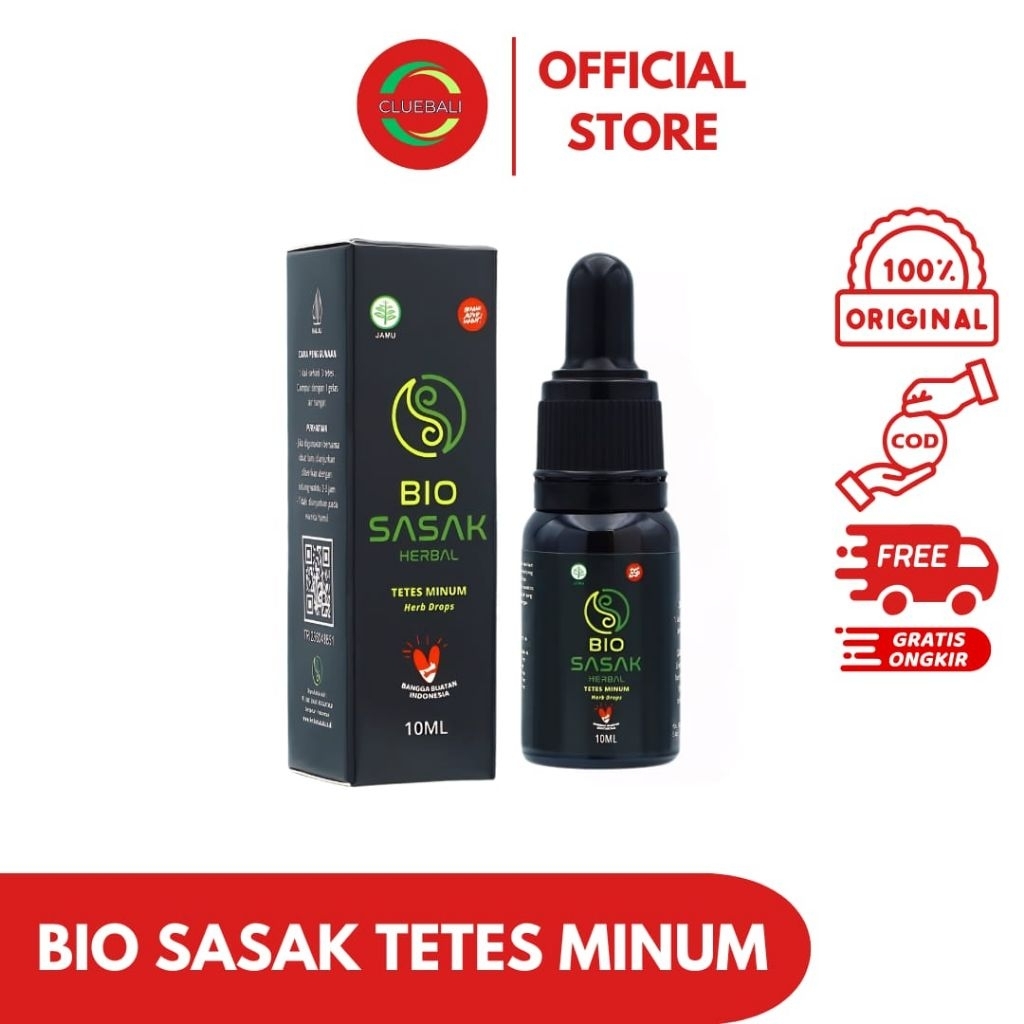 Bio Sasak Herbal - Jamu tetes minum - 10 ml - 20ml - Asli Bali