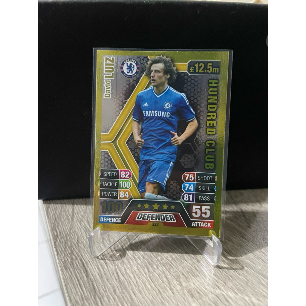 David Luiz "Hundred club", topps match attax 2013/2014