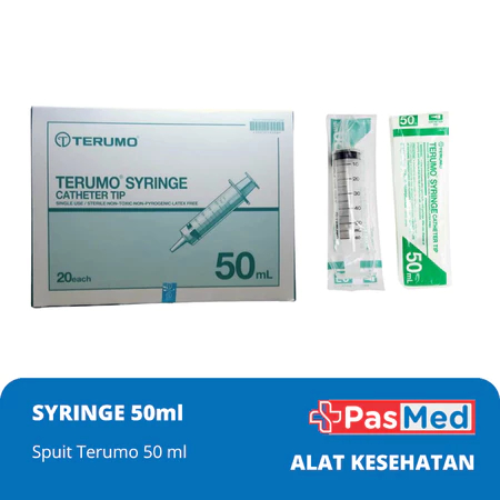 PASMED | TERUMO Syringe 50ML/TANPA NEEDLE