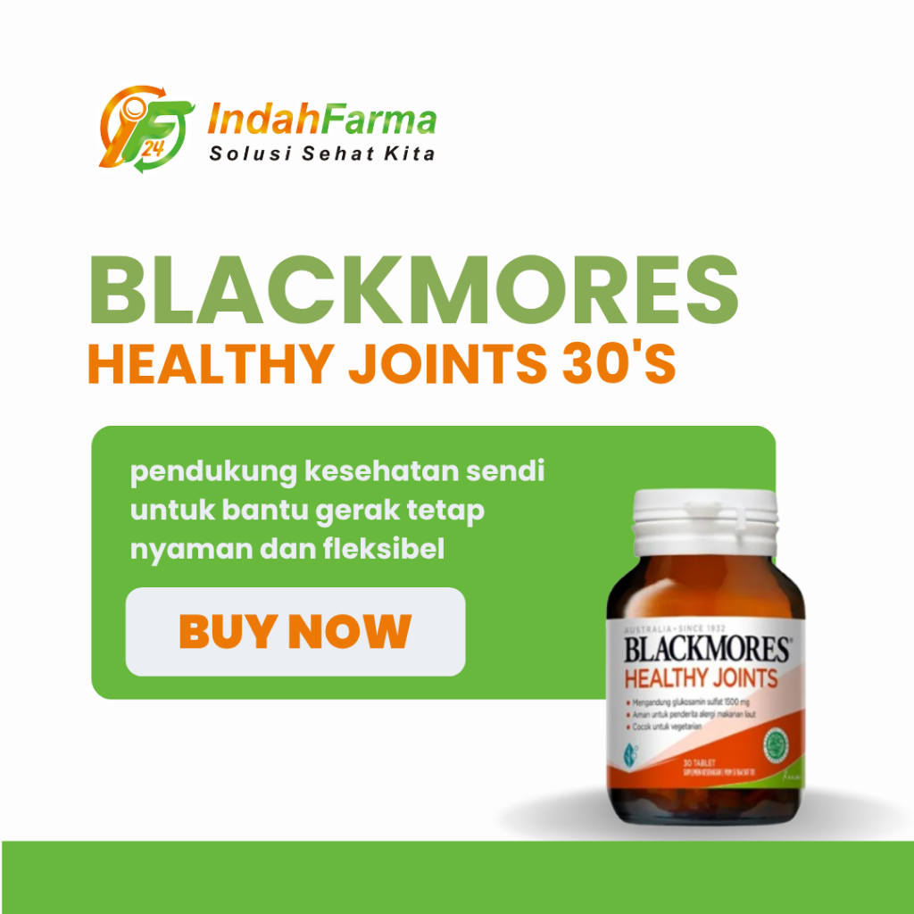 BLACKMORES HEALTHY JOINTS 30 TABLET - Mengandung Glucosamine untuk Sendi
