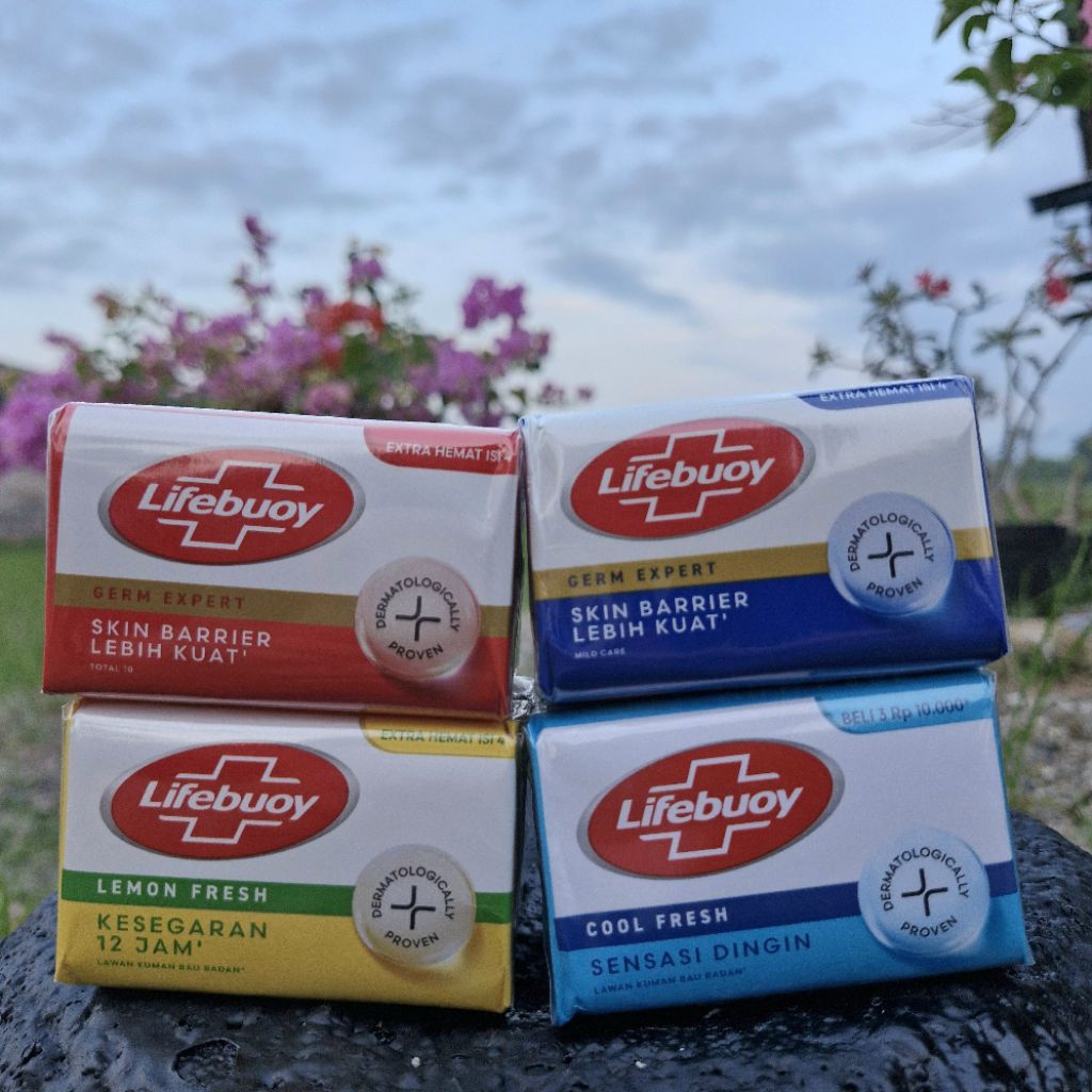 Sabun Mandi Batang Lifebuoy Cleansing Sabun Batang 60gr x 4pcs Sabun Mandi Batang Lifebouy 60 Gr Isi