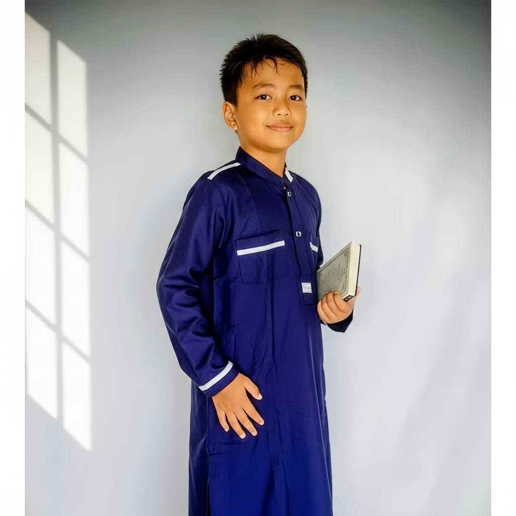 GAMIS ANAK LAKI-LAKI USIA 8-9-10 TAHUN GAMIS ANAK LAKI LAKI KOMBINASI  jubah anak murah