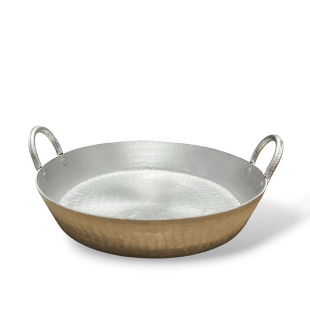 Wajan Teflon, Wajan Datar Aluminium, Wajan Viral Asli Garut Diameter 25cm.