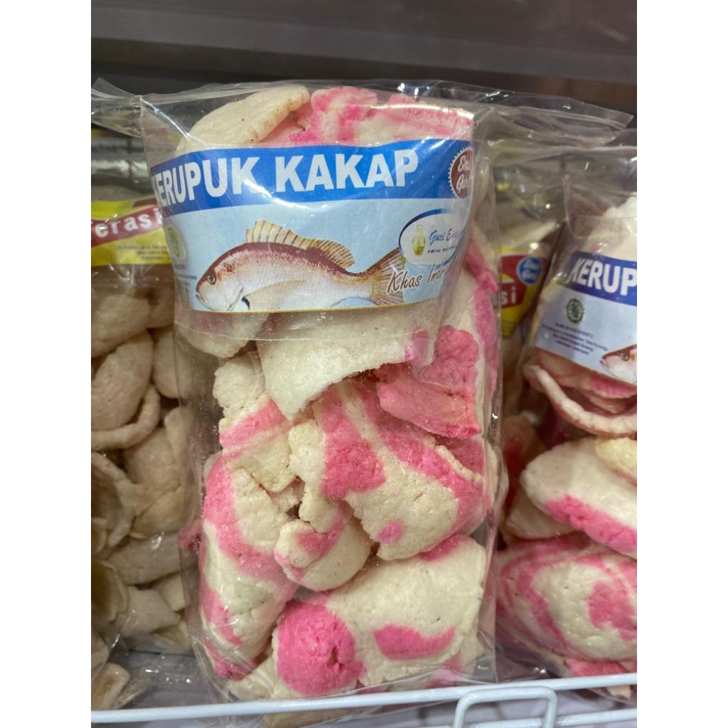 Kerupuk matang panggang rasa jengkol/bawang/terasi/udang/kakap