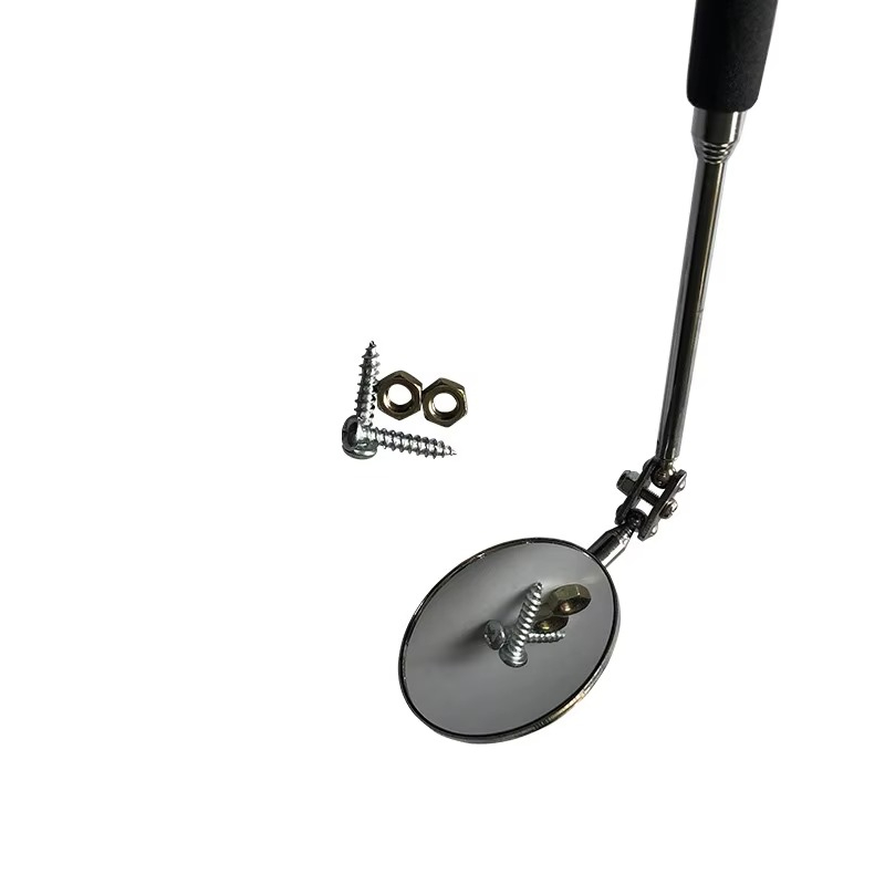Cermin Teleskopik Multifungsi Mirror Pen Kaca Inspeksi Intip Mesin Mobil PC Kecil Alat Bengkel Mekanik Stainless Steel Service AC Pantul Tekuk Telescopic Inspection Mirror 360 Derajat Alat Cek Area Sempit Perkakas Otomotif Serbaguna Panjang 61cm Flexible