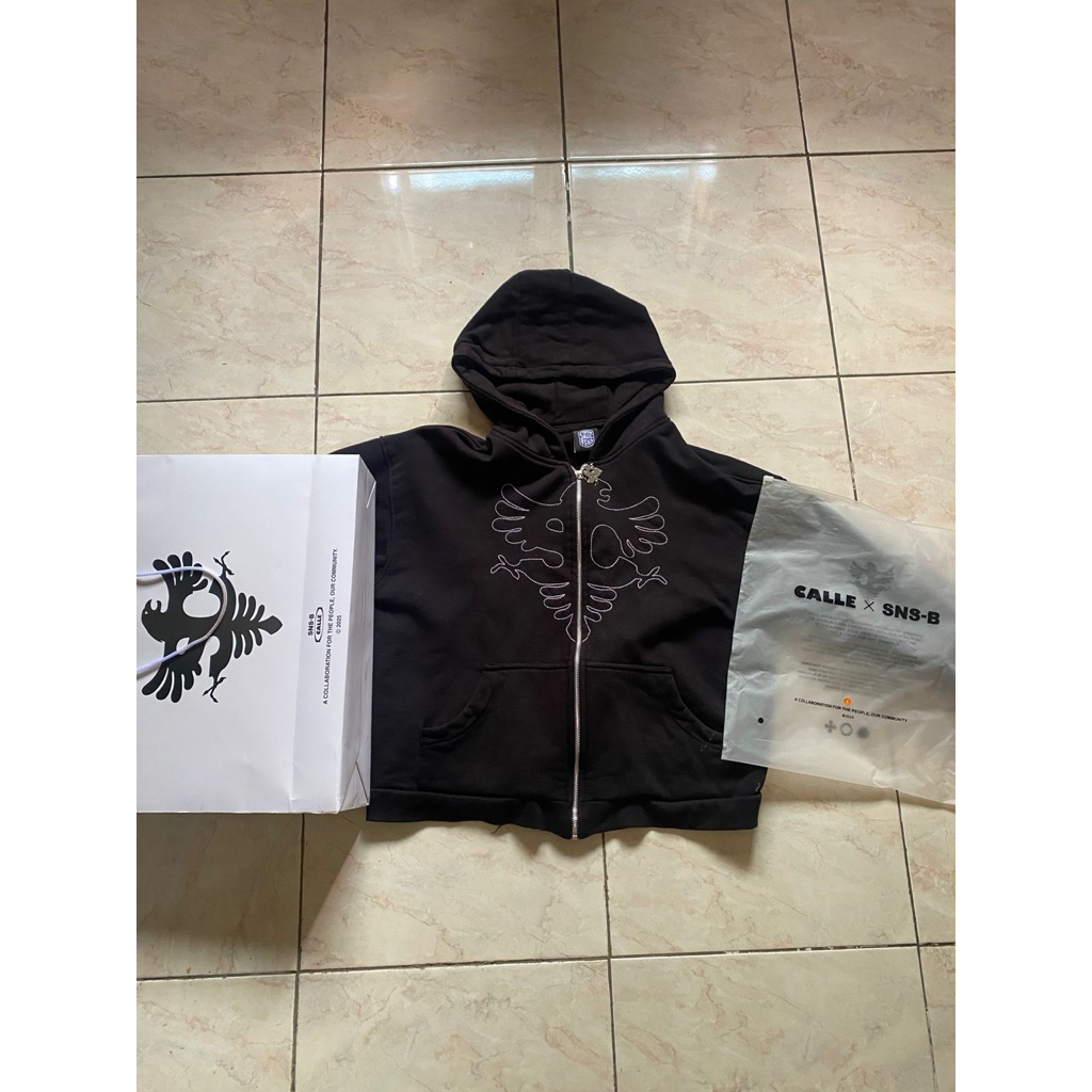 HOODIE CALLE X SNSB SIZE M (SECOND)