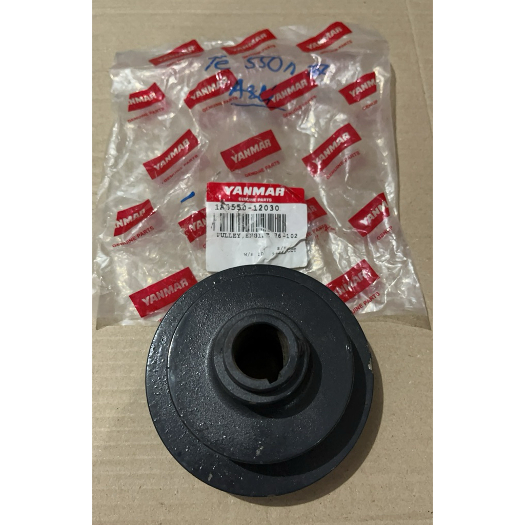 Engine Pulley puli mesin lingkaran luar 10cm as 20mm Yanmar Cultivator TE550N EX