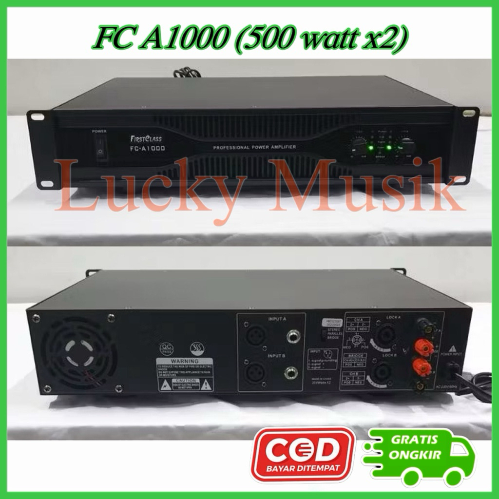 Power Amplifier Fristclass FC A1000 Original Fc A 1000 fca1000 fristclass