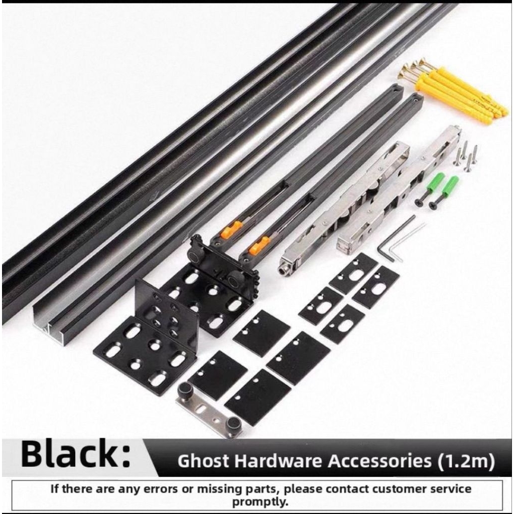 REL SLIDING GHOST DOOR TRACK ALUMUNIUM