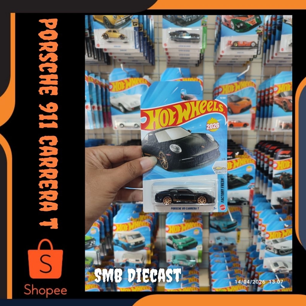 HOT WHEELS PORSCHE 911 CARRERA T HITAM