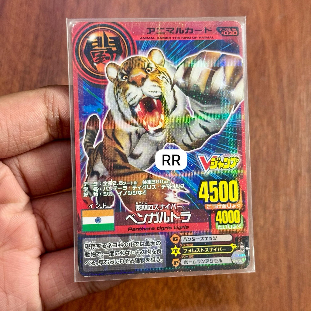 Kartu Animal Kaiser V-Jump Promotion Card Japan/Jepang Bengal Tiger