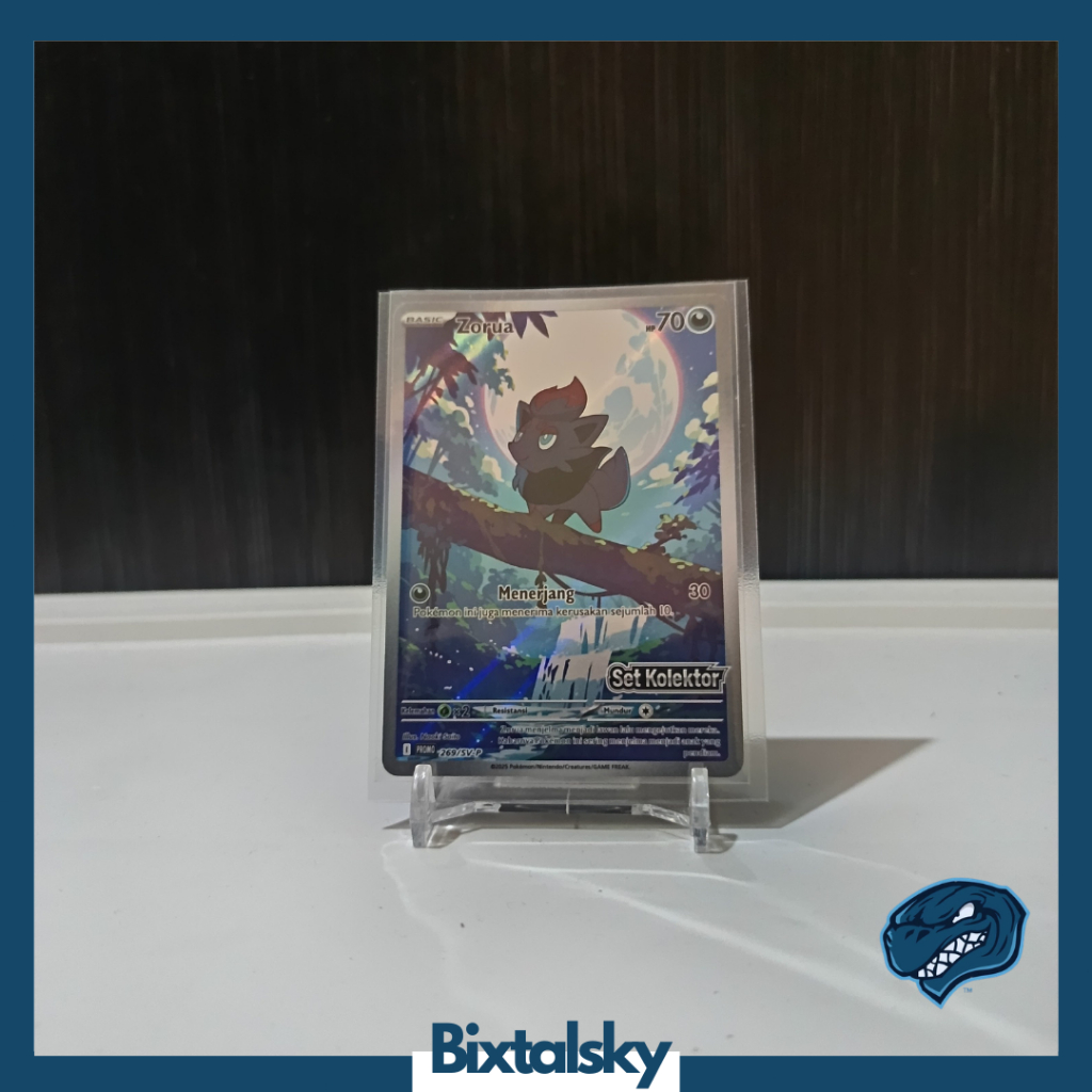 Pokemon TCG Zorua AR Promo Hitam & Putih Indonesia