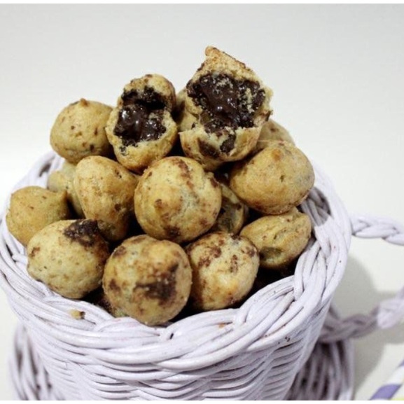 Kue Soes Coklat Melted - Extra Coklat