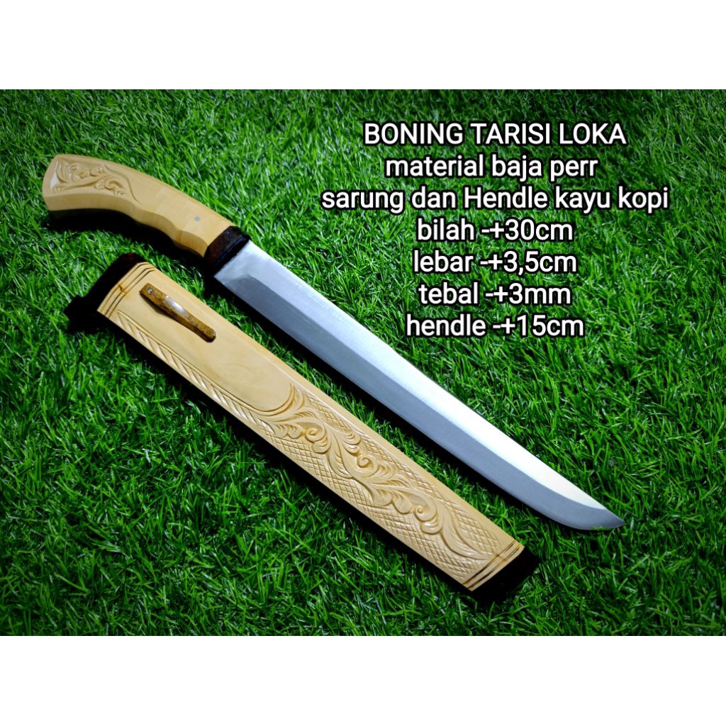 Pisau sembelih Tarisi loka Boning baja kayu kopi pisau daging