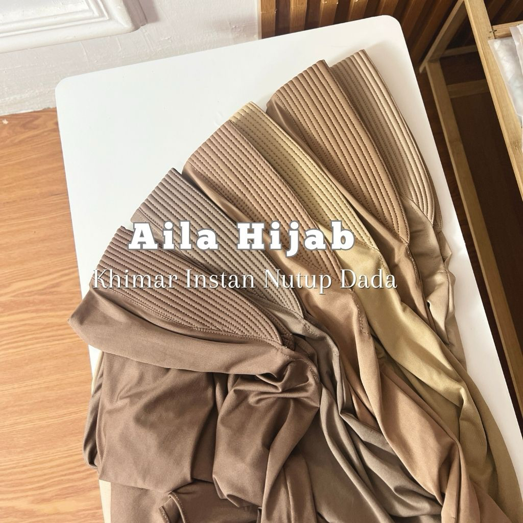 Paket Hemat Aila Hijab Khimar Jersey Hijab Bergo Hijab Instan Size L
