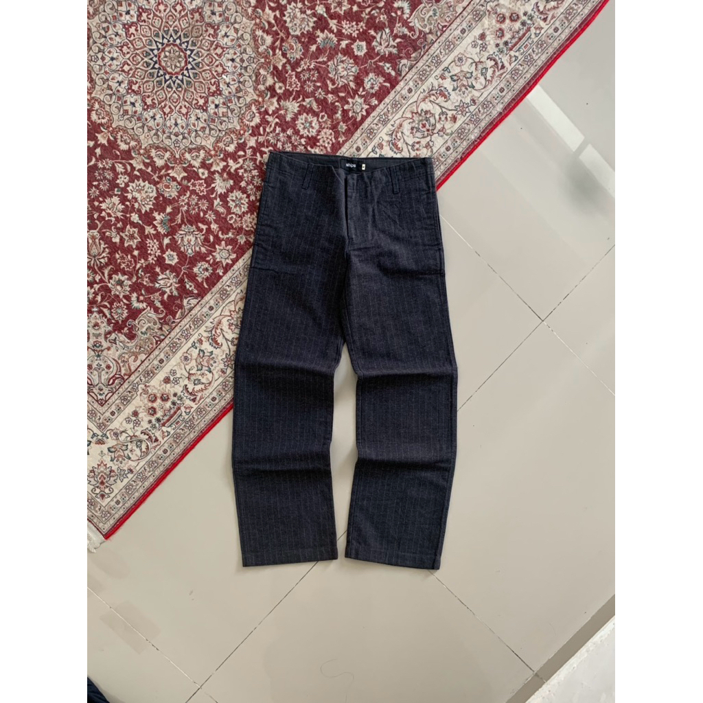 Ships Japan Wool Stripe Gentleman Trousers