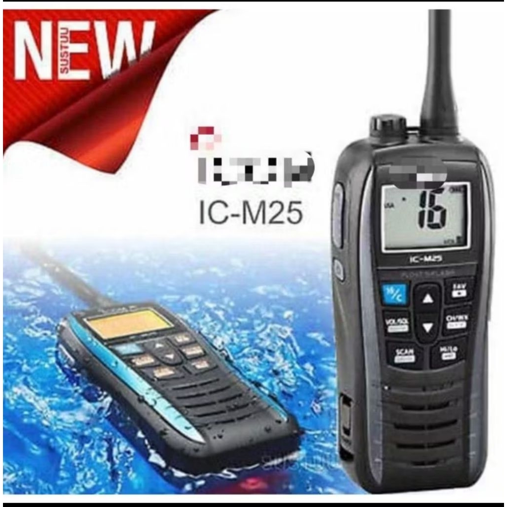 HT ICOM ic m-25 marlin vhf