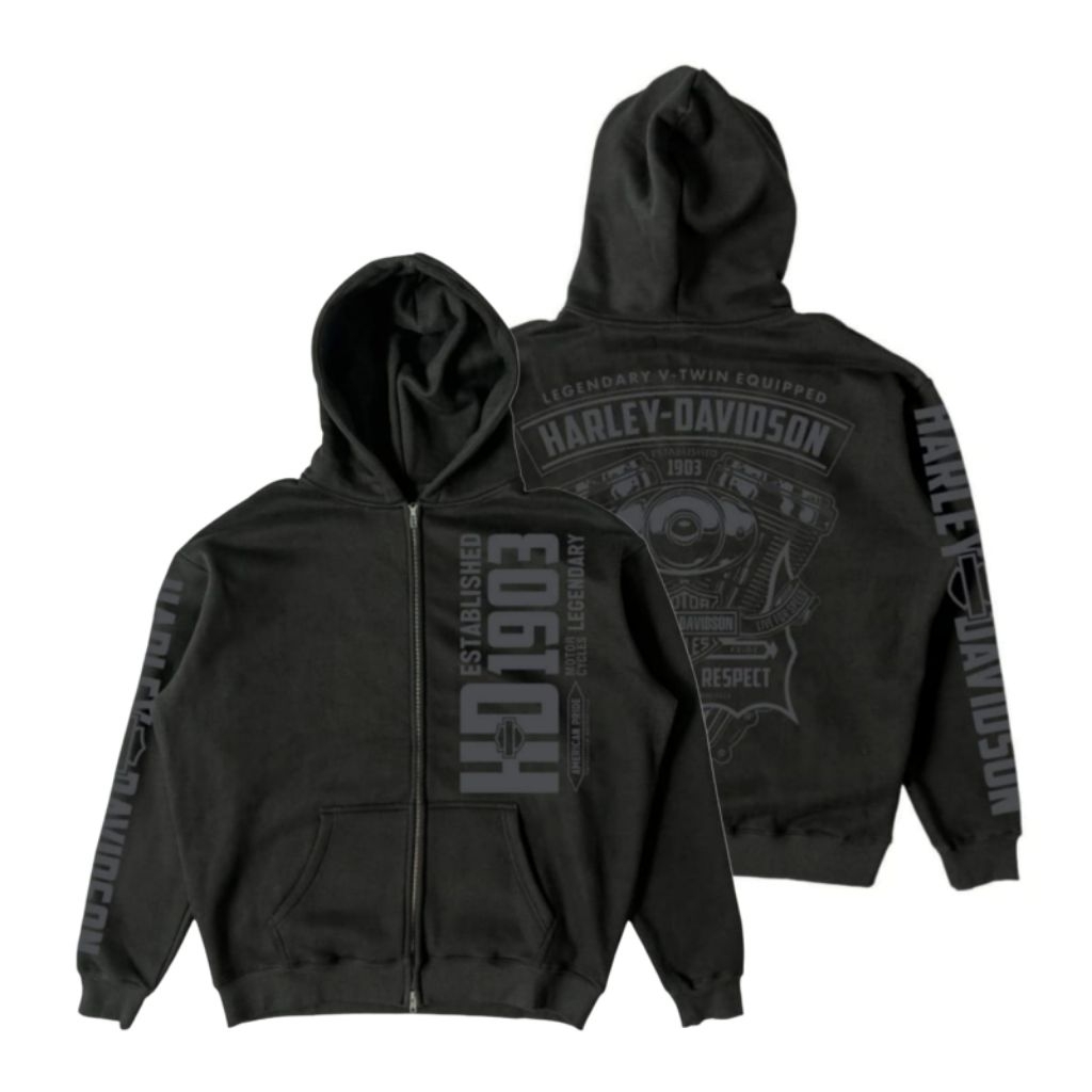 Jaket Hoodie Harley-Davidson Import HD1903