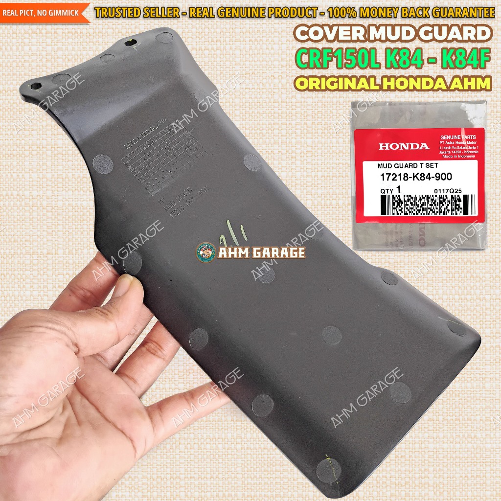 Cover Pelindung Lumpur CRF 150 K84 Cover Kolong Spakbor Belakang CRF 150L K84F Tutup Pelindung Monos
