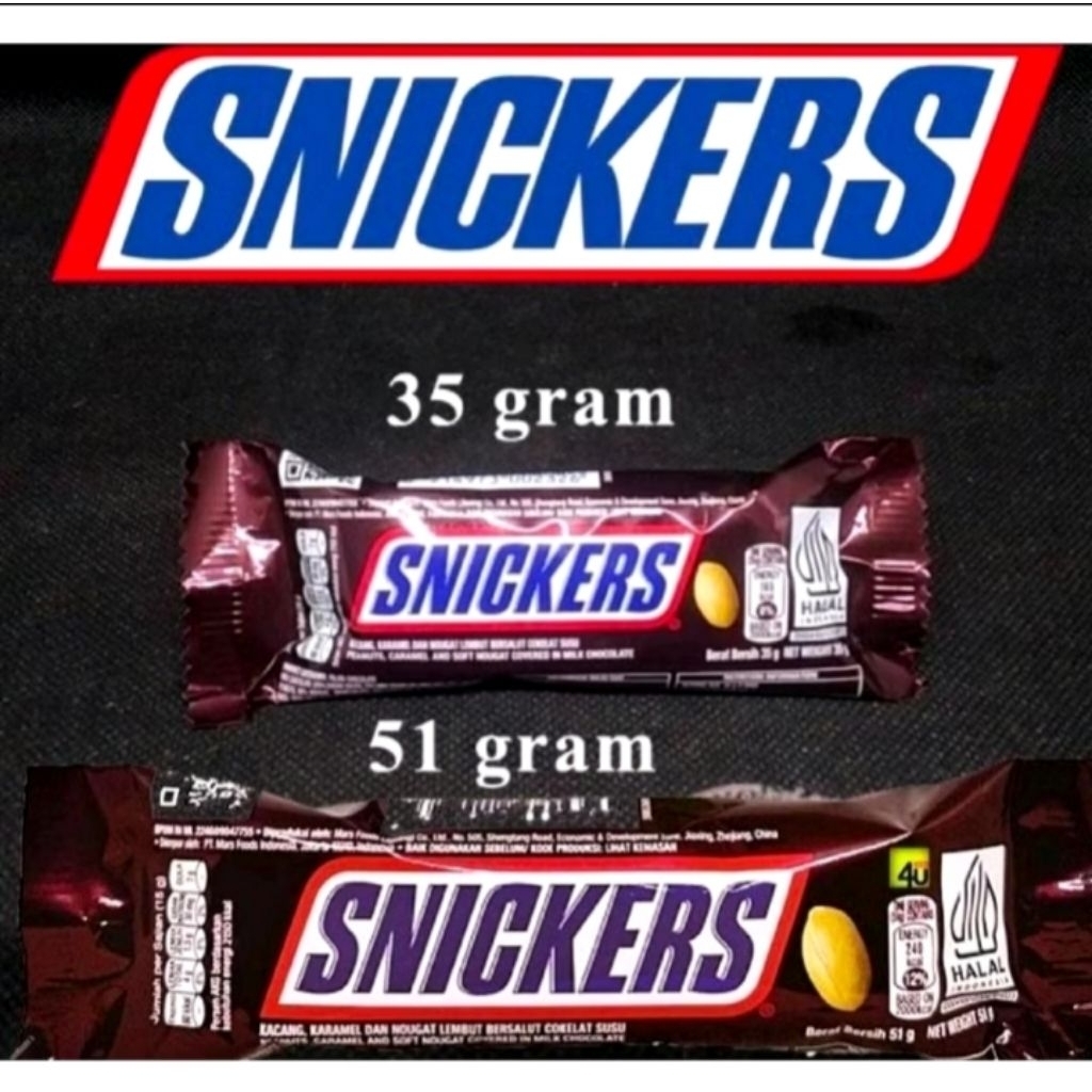 COKLAT SNICKERS 35G DAN 51G